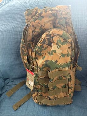 Fox Digital Camo Backpack in Green and Brown